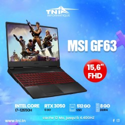 MSI GF63 12UDX-213XFR,...