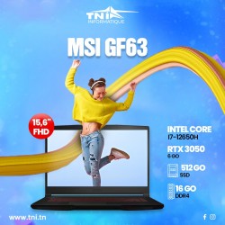 MSI GF63 12UDX-213XFR,...