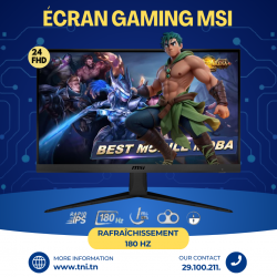 ECRAN GAMING MSI G244F E2...