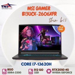 MSI THIN 15 B13UCX, I7 13È...