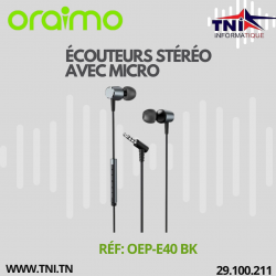 Ecouteurs Filaires ORAIMO...